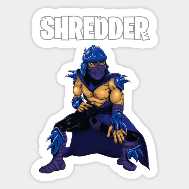 Shredder (Toy Version) Sticker by Chaosblue